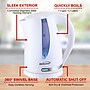 Brentwood Stainless Steel Cordless Electric Kettle, 7-Cups, White (KT-1616W)~#|#~7FC769D0-E1B7-4301-ABBF471545000C1D_sc7