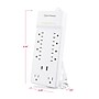 CyberPower P1004UC15 Home Office 10-Outlet Surge Protector, 1-USB-C and USB-A Port, 4 ft. Cord, 2400J Surge Suppression, White~#|#~7FCA5F54-E0D7-464D-B29B6F07988DC3D7_sc7