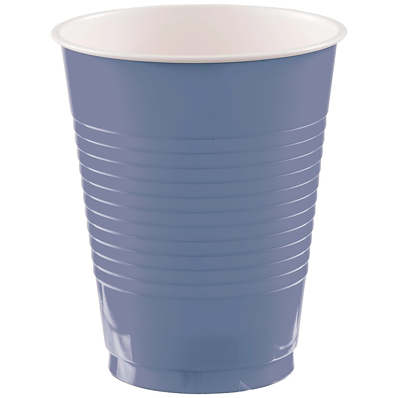 Party City Plastic Cup, 18 oz., Indigo, 50/Pack (AM431754-168-NS) image 1