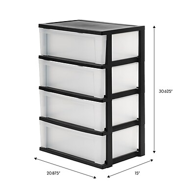 Iris Stackable Wide Chest, 4 Drawer - Thumbnail 4