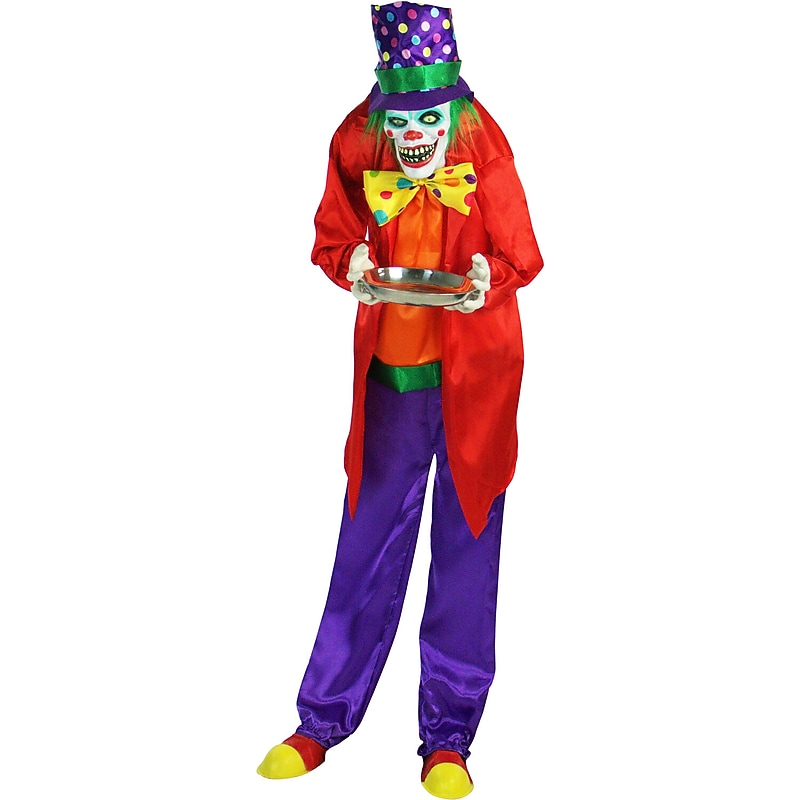 Haunted Hill Farm Life-Size Animatronic Clown (HHCLOWN-2FLSA) image 1