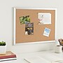 Staples Standard Durable Cork Bulletin Board, Aluminum Frame, 2'W x 1.5'H (ST52448-CC)~#|#~7FD97C28-CA6E-4C8C-94F4C5599FCCDF26_sc7