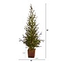 Nearly Natural Alpine Natural Look Artificial Christmas Tree in Wood Planter, 4' (T1504)~#|#~7FEAA908-EE12-4E04-AD9C3FE76C380907_sc7