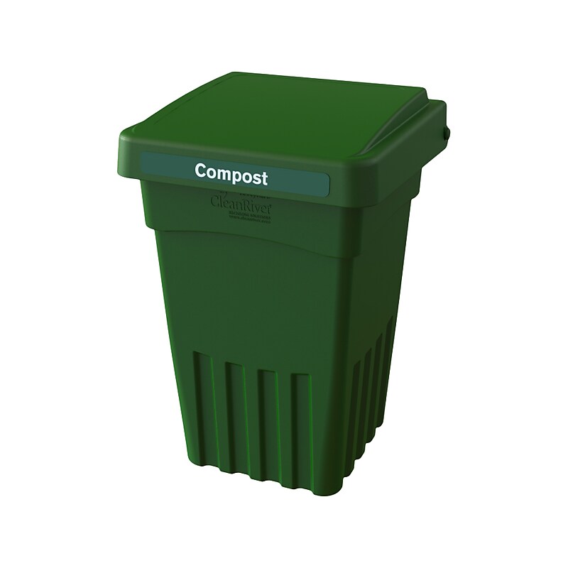 CleanRiver BevvyBin Compost Bin, 8 Gallon, Green (BEVVY8-1-GN) image 1