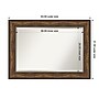 Amanti Art Ballroom Bronze Beveled Bathroom Wall Mirror, 31.5" x 43.5", Brown (A42674593631)~#|#~7FF0F35B-1DB2-48B2-80DCBAF7478DB8F7_sc7