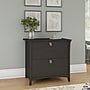 Bush Furniture Salinas Lateral File Cabinet, Vintage Black (SAF132VB-03)~#|#~7FF7B82B-E76B-4FAA-A5B3D5DF636C1343_sc7