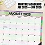 2025-2026 Willow Creek Watercolor Stripe 22" x 17" Academic Monthly Desk Pad Calendar (55007)~#|#~7FFA6A0D-22C7-43E4-B5BEE3F28D2CA997_sc7