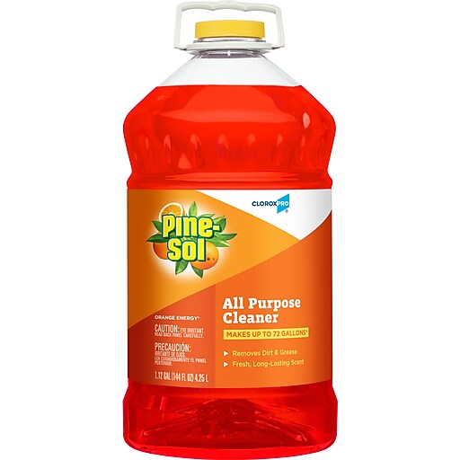 PineSol All Purpose Cleaner, Orange Energy Scent, 144 oz. (41772