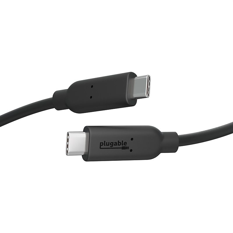 Plugable 3.3' USB Cable, Black (USBC-C100) image 1