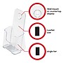 Deflect-O Brochure Holder, Vertical, Desktop/Wall, Clear Plastic (DEF77501)~#|#~8003A98C-D1B6-47BB-87EC53EFD6A88950_sc7