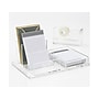 Russell+Hazel 4-Piece Desk Organizer Set, Acrylic, Clear (38591)~#|#~80065F02-1CE9-4F74-ABA87899086AC203_sc7