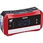 Jensen Wireless Digital AM/FM Alarm Clock Radio with NOAA Weather Alert, Emergency Light, and Built-in Flashlight, Red/Black~#|#~800F28BE-DD21-4F04-BCFFF2E670A7F985_sc7