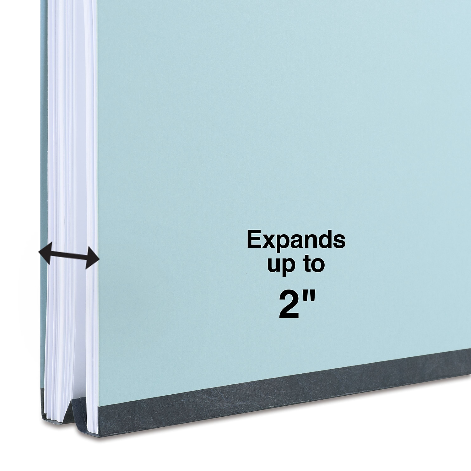 Staples Pressboard Fastener Folders Letter 2" Expansion 25/Box 384868 - Picture 6 of 6