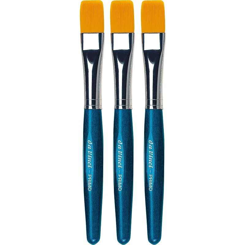 da Vinci PRIMO Tempera Preschool Flat Brush, 3 /Pack (DVXVA354B0-3) image 1