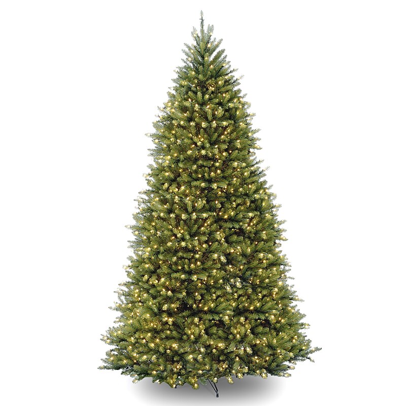 National Tree Company 12' Pre-Lit Dunhill Fir Artificial Christmas Tree (DUH3-D31-120) image 1