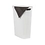 Mind Reader 10.57-Gallon Hamper with Lid, Plastic, White (40FABHAMP-WHT)~#|#~801C1CE7-E54B-4107-9647EFAF62EC5A6F_sc7