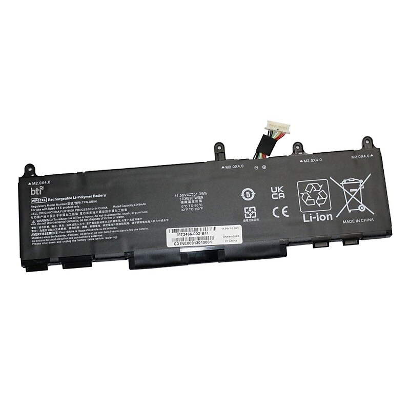 Battery Technology Lithium-Ion Laptop Battery for HP Elitebook (M73466-005-BTI) image 1