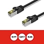 Staples TECH 10' Cat 7 Ethernet Cable, Male to Male, Black (ST62461)~#|#~80255E6A-C214-4467-ACF25F9E2DDBF695_sc7