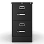 Staples 2-Drawer Vertical File Cabinet, Locking, Letter, Black, 22"D (22335D)~#|#~8026091D-98A7-4AB9-AF1619A2E34DC352_sc7