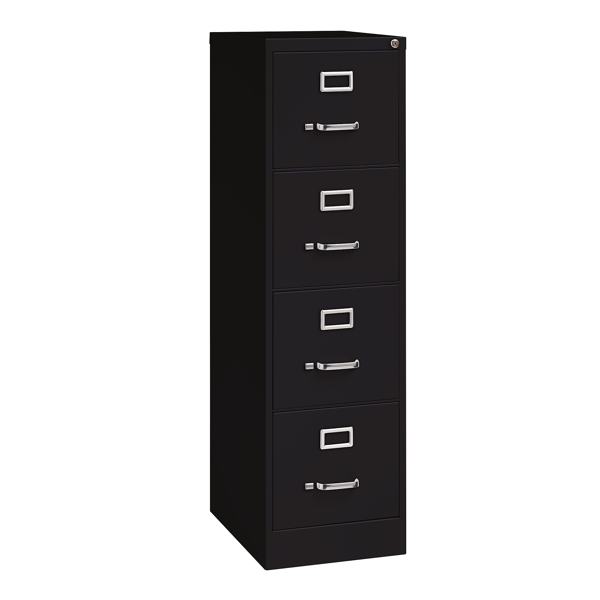 Hirsh Commercial 4-Drawer Vertical File Cabinet, Letter Size, Lockable, 52″H x 15″W x 22″D, Black (17787) Sansujyuku sansujyuku.com