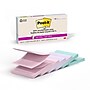 Post-it Wanderlust Pastels Recycled Pop-up Super Sticky Notes, 3" x 3", 70 Sheets/Pad, 6 Pads/Pack (R330R-6SSNRP)~#|#~802A58F2-4536-4656-A86F34C03B197B0A_sc7