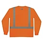 Ergodyne GloWear 8284 High Visibility Long Sleeve T-Shirt, ANSI Type R Class 2, Orange, 5XL (21919)~#|#~802D805E-51B9-4655-9F98AA832E08A8D9_sc7