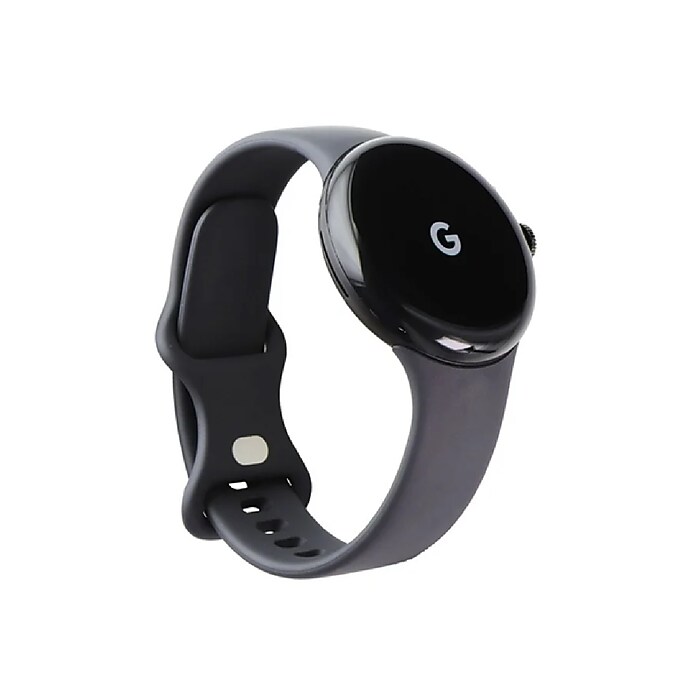 Google Pixel Watch 3, 41mm, Stainless Steel Case, Matte Black