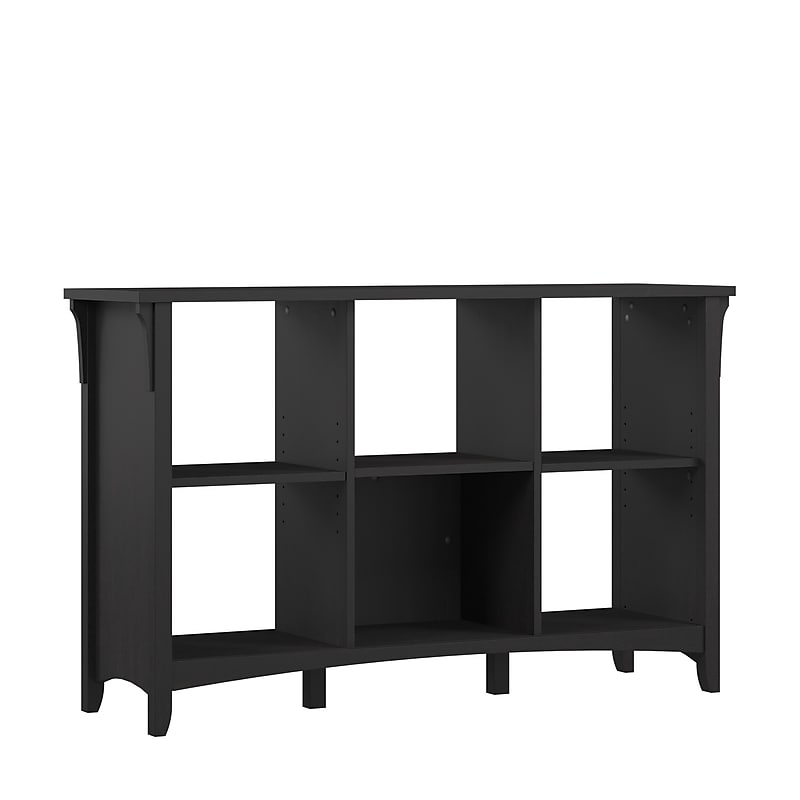 Bush Home Salinas 6 Cube Organizer, Vintage Black (SAB148VB-03) image 1