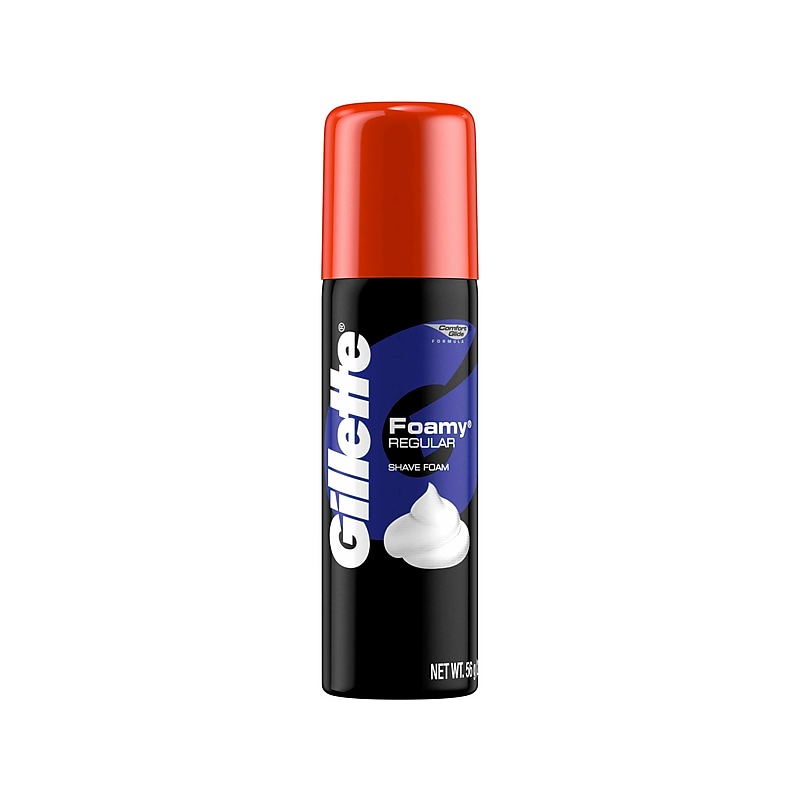 Gillette Foamy Regular Shave Foam, 2 oz. (00047400145009) image 1