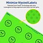 Avery Laser/Inkjet Multipurpose Circle Labels, 1.75" Dia., Neon Green, 400/Pack (94509)~#|#~80335790-A418-4AE6-B83830E1B680B283_sc7