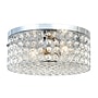 Lalia Home Glam 2 Light 12 Inch Round LED Flush Mount, Chrome (LHM-2003-CH)~#|#~803BB2D2-69E6-4545-970331D73687D773_sc7