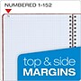 TOPS Computation Notebooks, 9.5" x 11.75", Graph Ruled, 76 Sheets, Red (35061)~#|#~803CA1A9-9669-47BA-A4F9E15B7F8FF86F_sc7