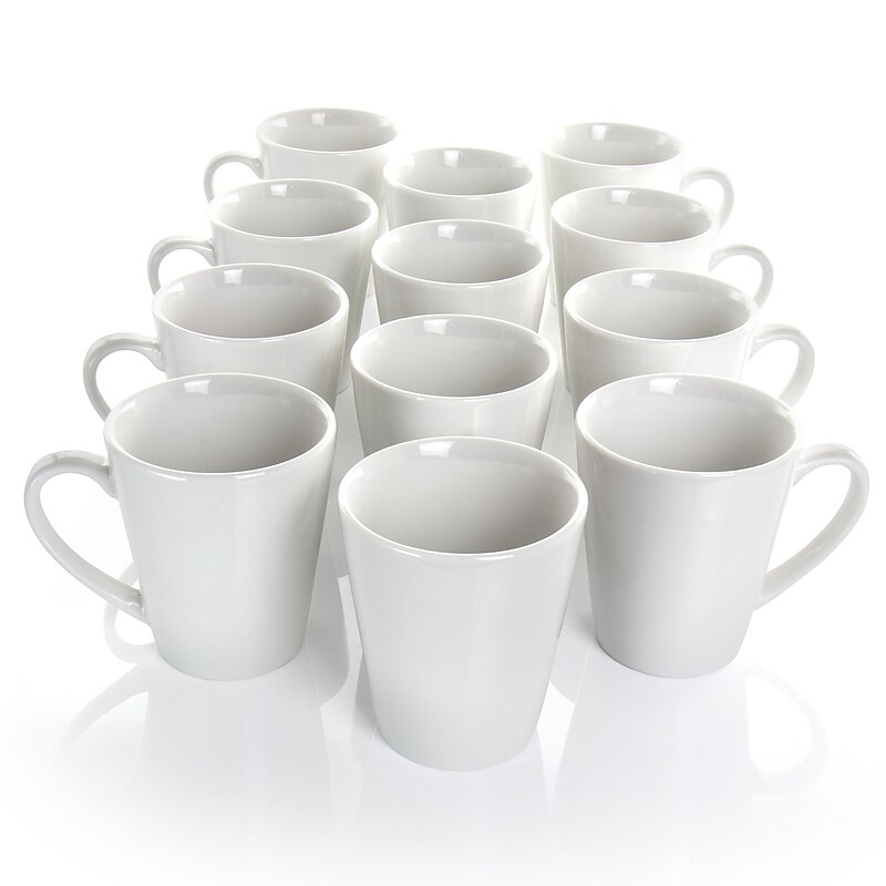 Elama Holt 10 Ounce Coffee Mugs, 12/Set (937114708M) image 1