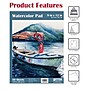 Better Office 9" x 12" Tape Bound Watercolor Sketch Pad, 50 Sheets/Pad (01320)~#|#~804A59A9-1133-410F-80A9E3DC0D5B8FF1_sc7