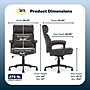 Serta Comfort Ergonomic Bonded Leather Swivel Executive Chair, Brown (CHR10130B)~#|#~804CD8A2-D1B1-4DB2-9759920CEBABC553_sc7