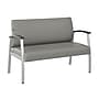 Bush Business Furniture Arrive Vinyl Waiting Room Loveseat, Light Gray (CH3903GVL-03)~#|#~80502805-A986-49B5-8930814F6D3B8227_sc7