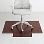 Anji Mountain Deluxe Bamboo Carpet & Hard Floor Chair Mat with Lip, 44" x 52", Dark Cherry (AMB24006W)~#|#~8057979F-3B50-4DE7-B94C3E4B60DEE715_sc7