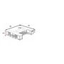 Boss Office Products Simple System 66"W L-Shaped Desk with File Pedestal, Driftwood, 4/Set (SGSD018-102)~#|#~8058F2F5-2D21-4992-834CDAC30274857B_sc7