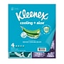Kleenex Cooling + Aloe Facial Tissue, 2-ply, 50 Tissues/Box, 4 Boxes/Pack (56523)~#|#~805EAA8D-79A5-4B32-A74E77100BD63E6B_sc7