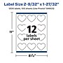 Avery Laser/Inkjet Multipurpose Labels, 1.8438"  x 2.2813", Matte White, 1200/Box (94603)~#|#~8069B888-5B90-49A5-A72A4E7752FC2115_sc7
