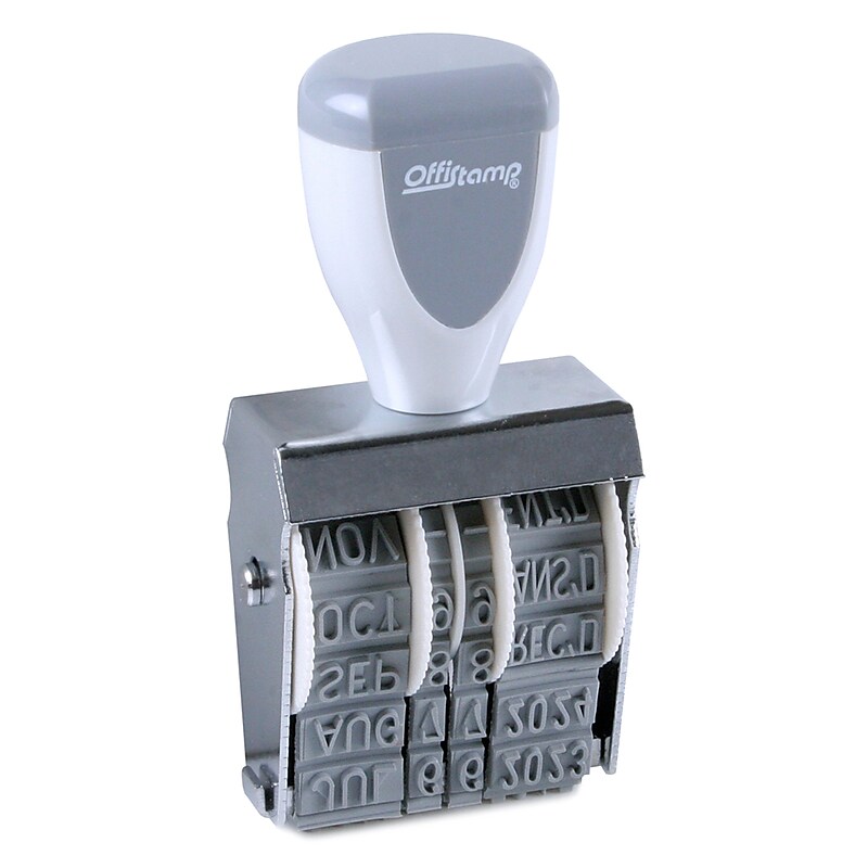 Offistamp Rectangle Date Stamp, 1.25" x 0.2" (034509) image 1
