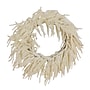 Nearly Natural Artificia Real Touch White Norfolk Island Pine Wreath, 24" (W1403)~#|#~806E25C9-2C44-43E3-9BB495284FED83B3_sc7