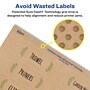 Avery Laser/Inkjet Rectangle Multipurpose Labels, 1" x 4", Kraft Brown, 2000 Labels/Box (94202)~#|#~80716DEE-CB15-4B5D-A3848C26B43A7D66_sc7