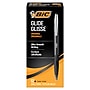 BIC Glide Retractable Ballpoint Pen, Medium Point, 1.0mm, Black Ink, Dozen (14347/VCG11BK)~#|#~80726698-C7D4-4E33-81605A3DB6E4C367_sc7