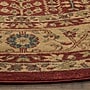 Safavieh Mahal Collection 8' Round Indoor Area Rug, Machine Made, Red/Natural (MAH697A-8R)~#|#~8075A504-C5C4-49A9-9ADDC0C7D7552F11_sc7
