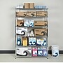 Alera 6-Shelf Commercial Wire Shelving Kit, 72"H x 48"W x 18"D, Silver (ALESW664818SR)~#|#~807686DF-075D-4024-A7E38551E7B942DA_sc7