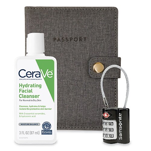 all travel accessories and travel-sized products — mix and match!