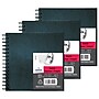 Canson Artist Series 6" x 6" Wire Bound Sketch Art Book, 80 Sheets/Book, 3/Bundle (MCX100510426-3)~#|#~807BD5E4-FF16-49DD-87ECF2A59643D286_sc7