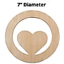S&S Wood Heart Plaques, 24/Pack (WD7648)~#|#~80810B70-6D28-40E1-A1D7DC713194A592_sc7