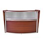 Regency Marque 72"W Curved Reception Desk Workstation, Cherry (77310CH)~#|#~80823F80-4BAC-4116-9F2DDC76134A8D5C_sc7